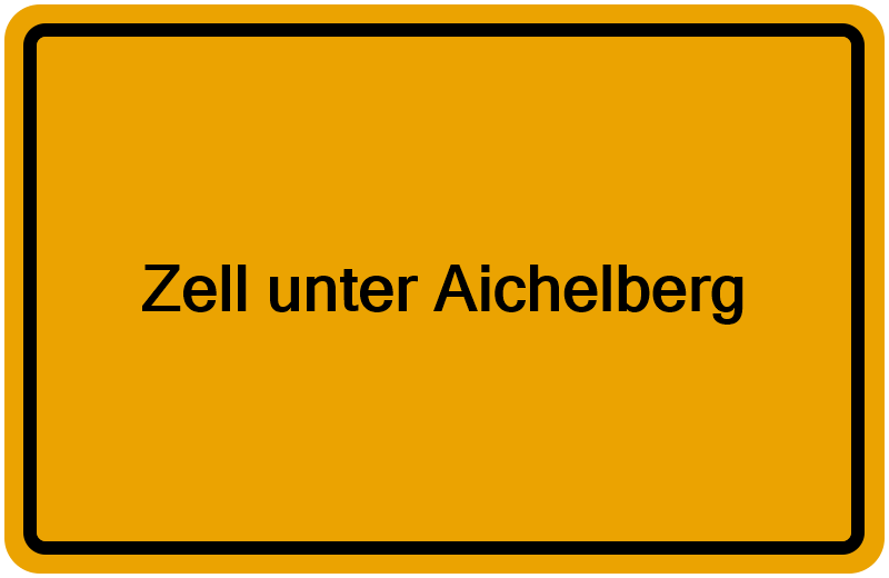 Handelsregister Zell unter Aichelberg